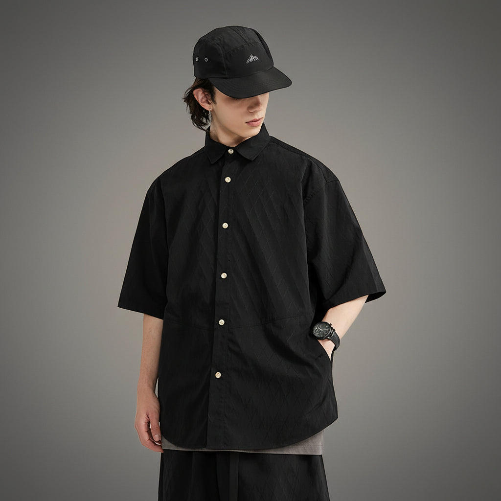 Uniform Jacquard Overshirt
