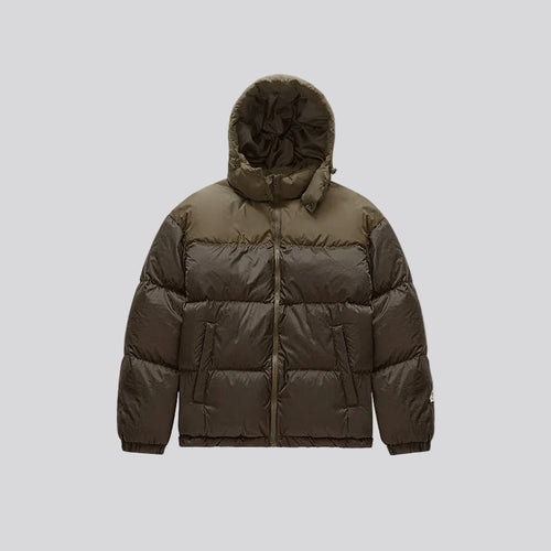 Glacier Shield Puffer by Calton Brown, baffle-construction storm puffer