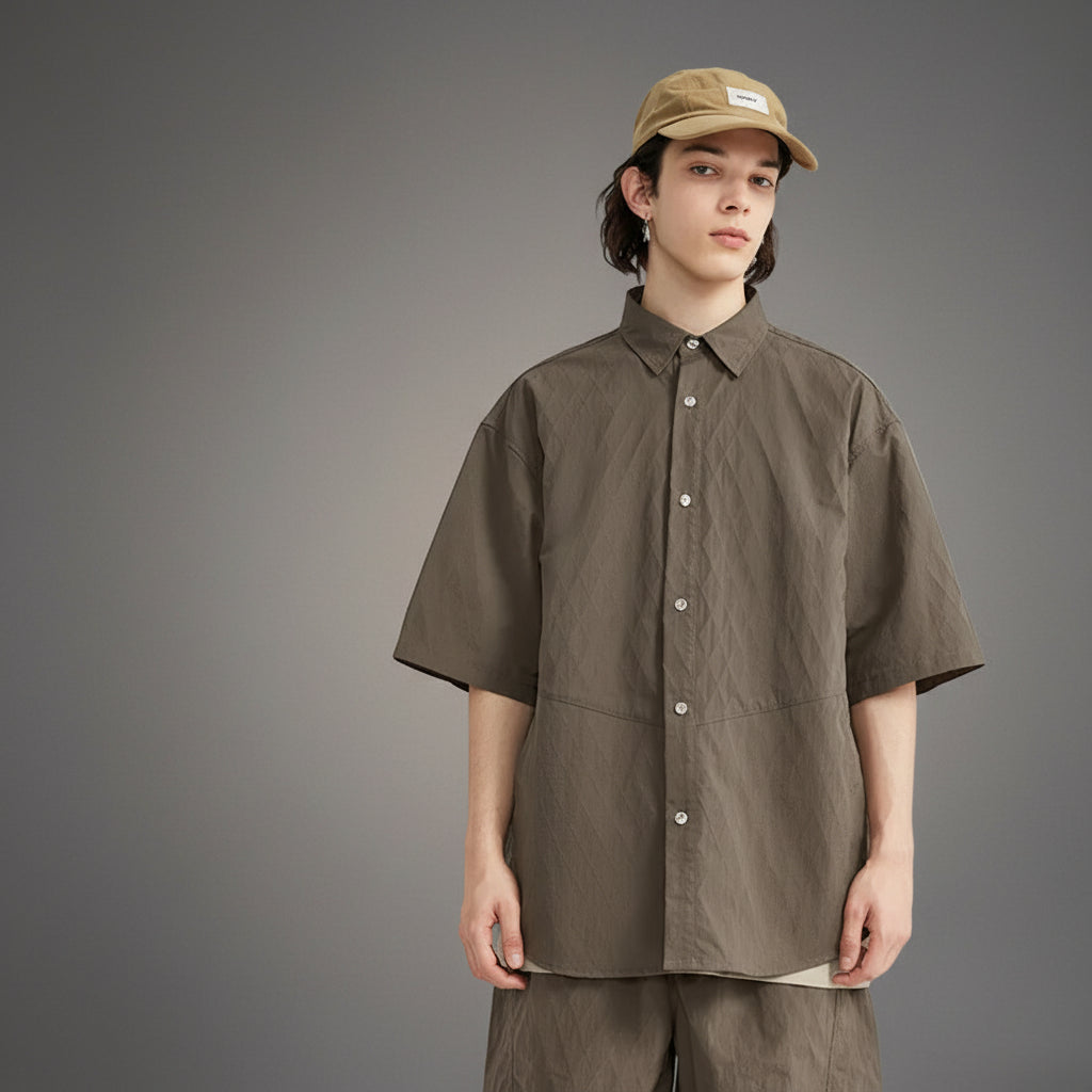 Uniform Jacquard Overshirt