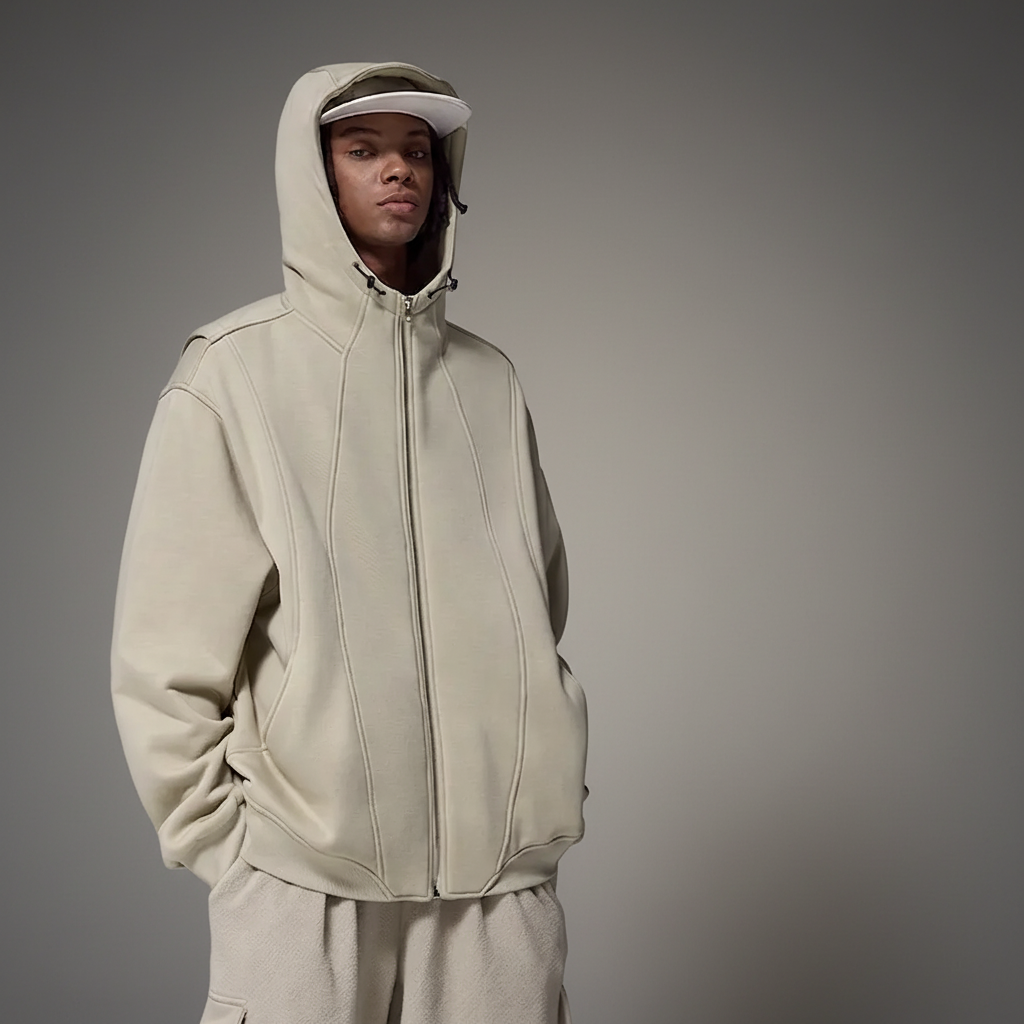 Arc Contour Zip Jacket
