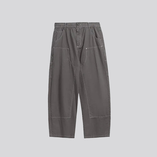 Planar Contour Trouser by Calton Brown, heavyweight contrast-stitch trouser