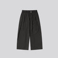 Pleated Infrastructure Pant by Calton Brown, belt-cinch wide-leg trouser