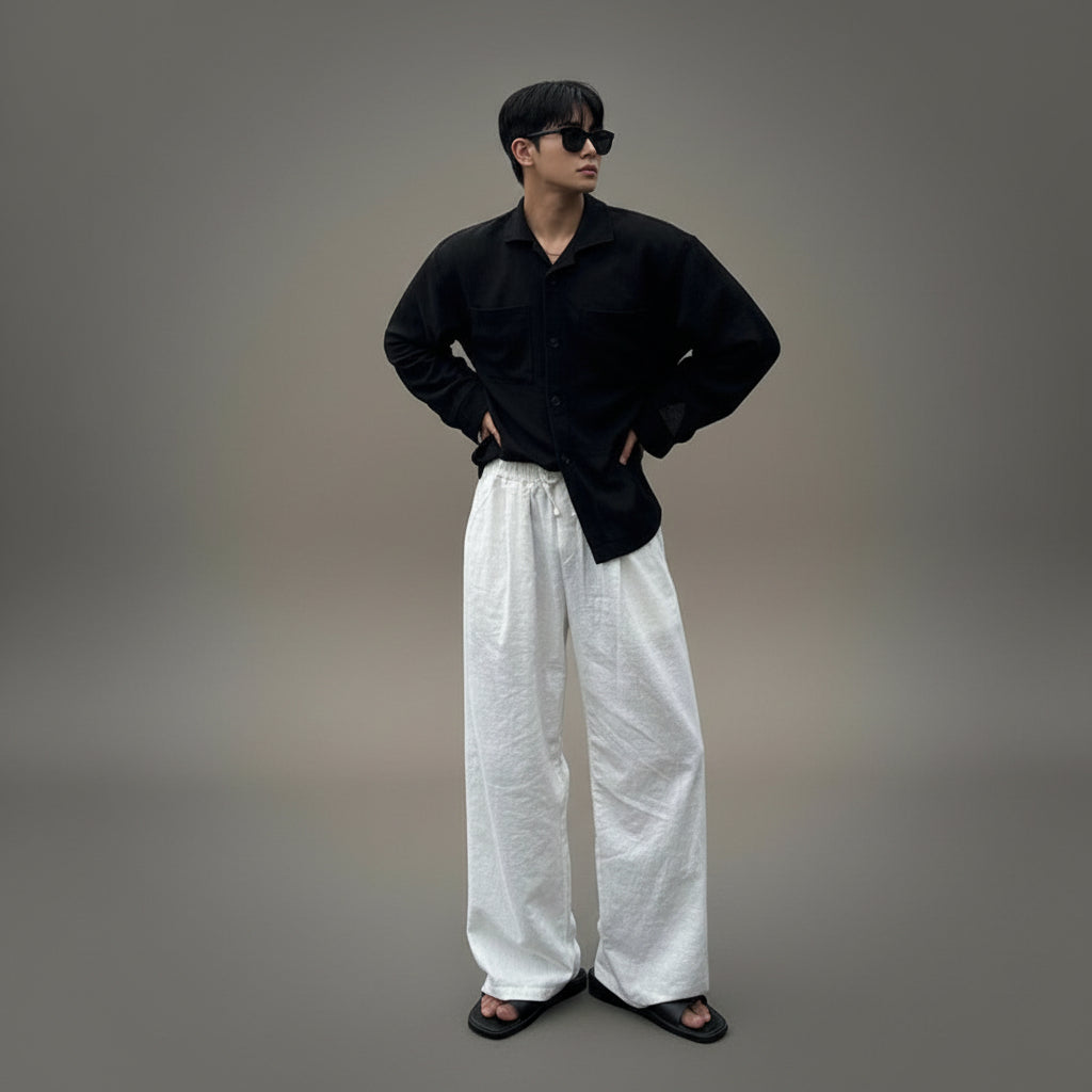 Linen Stillness Trouser